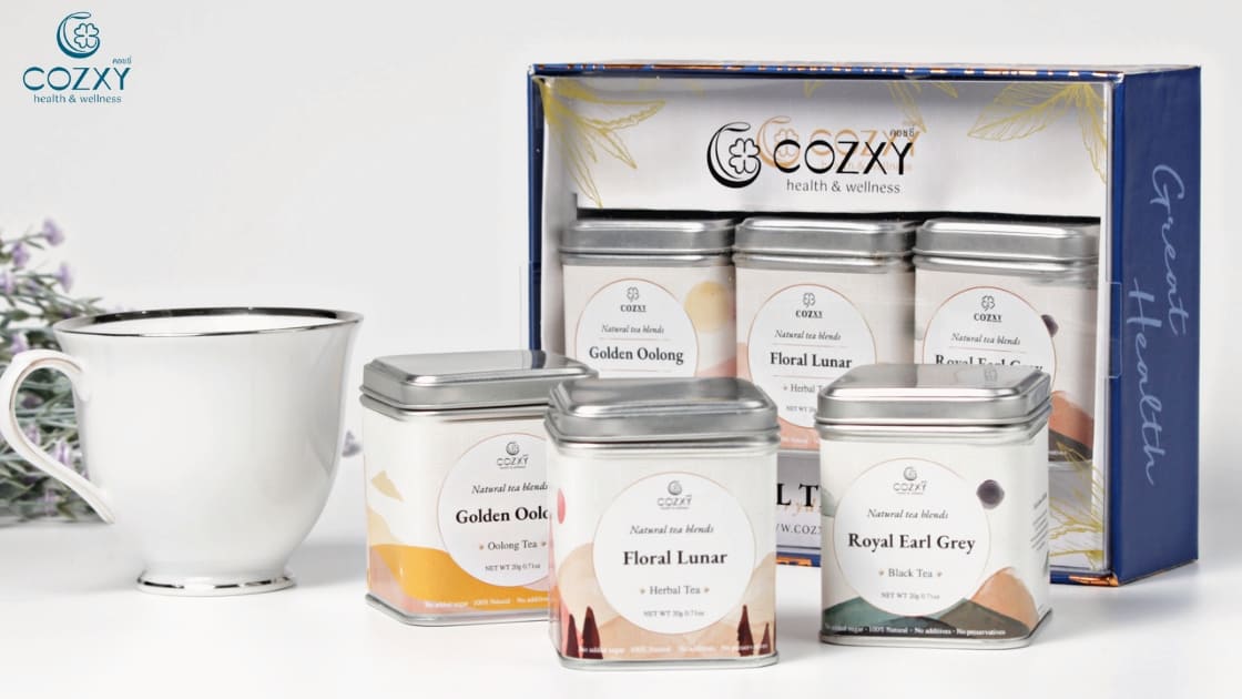 เมนูเครื่องดื่มชาเบลนด์ Cozxy Tea Blend