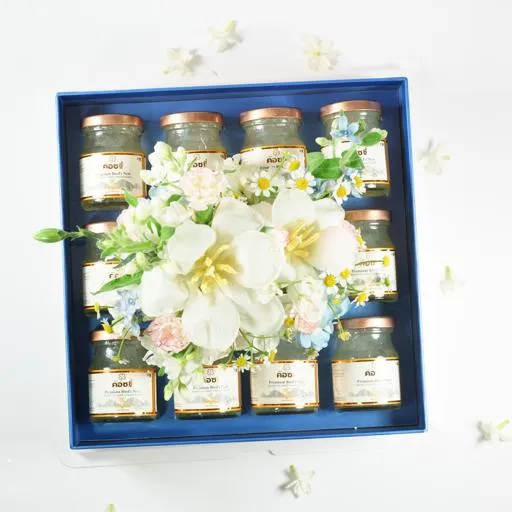 Fresh Flower Box  กล่องดอกไม้ รังนกพรีเมี่ยม 10 ขวด - COZXY Product Image