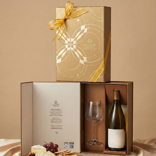 Cellar Box Set เซ็ตเครื่องดื่มพร้อมแก้ว #สีแอมเบอร์ Amber - COZXY Product Image