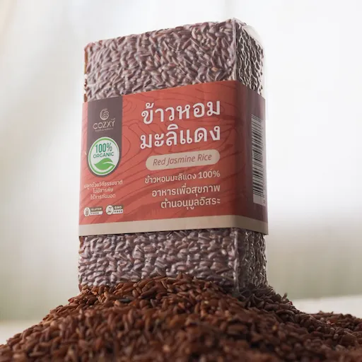 ข้าวหอมมะลิแดง ออร์แกนิค 450g x 4 แพ็ก - COZXY Product Image