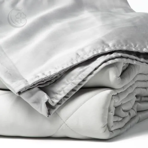 ปลอกผ้าห่มถ่วงน้ำหนัก Bamboo Cooling Cover (ขนาด Standard) สีเงิน Silver - COZXY Product Image