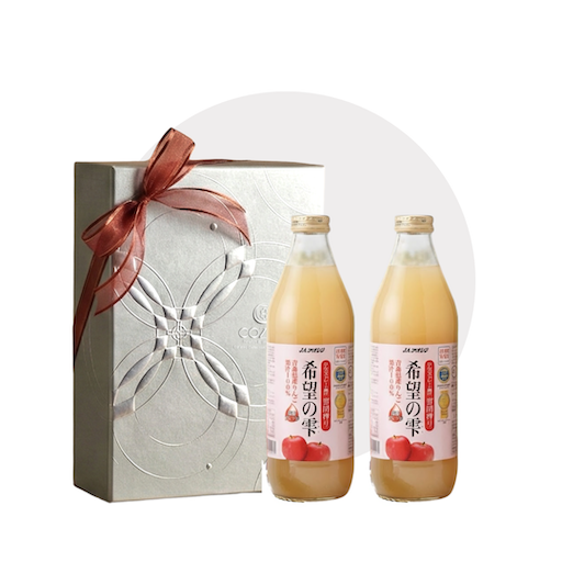 Cellar Box Set เซ็ตน้ำแอปเปิ้ลจากประเทศญี่ปุ่น2ขวด #สีแพลตตินั่ม - COZXY Product Image