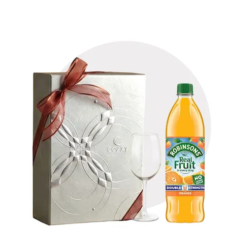 Cellar Box Set เซ็ตน้ำส้มเข้มข้นจากอังกฤษ พร้อมแก้ว #สีแพลตตินั่ม - COZXY Product Image