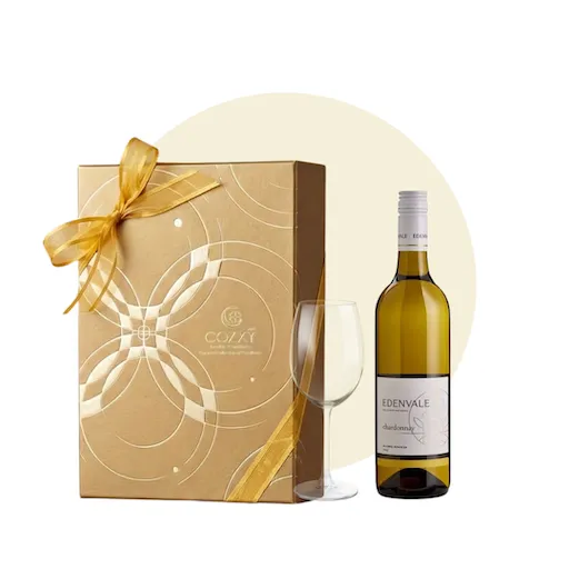 Cellar Box Set เซ็ตเครื่องดื่ม Edenvale Non-Alcoholic Chardonnay พร้อมแก้ว #สีแอมเบอร์ - COZXY Product Image