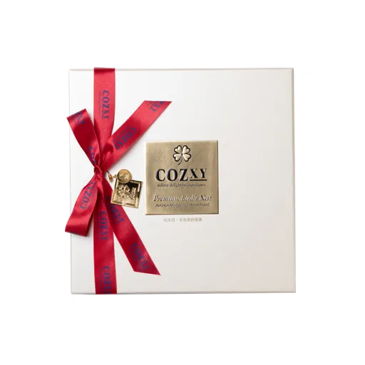 กล่องของขวัญ รังนกแท้พรีเมี่ยม 12 ขวด สูตร หวานน้อย - COZXY Product Image