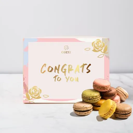 Congrats to you มาการอง 10 ชิ้น - COZXY Product Image