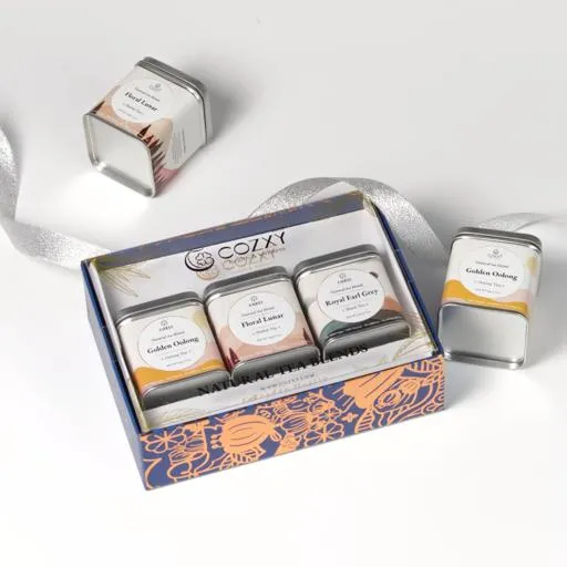 เซ็ตชาเบลนด์ 100% Natural 3 รสชาติ กล่องแดง Ruby - COZXY Product Image