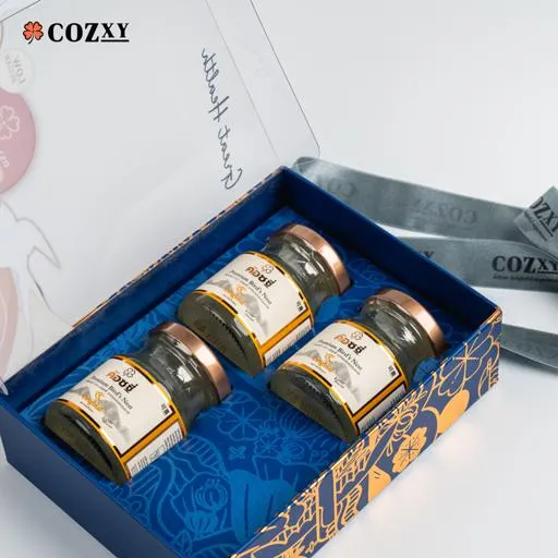 Merry X'mas & Happy New Year รังนกพรีเมี่ยม 3 ขวด - COZXY Product Image