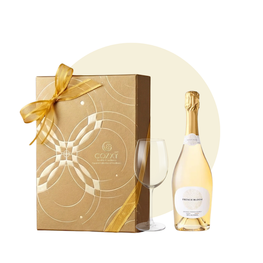 Cellar Box Set เซ็ตเครื่องดื่ม French Bloom Le Blanc พร้อมแก้ว #สีแพลตตินั่ม - COZXY Product Image