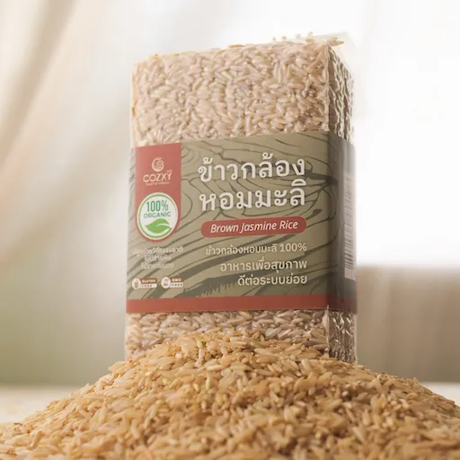 ข้าวกล้องหอมมะลิ ออร์แกนิค 450g x 4 แพ็ก - COZXY Product Image