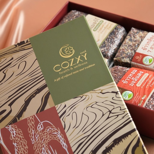 Artisan Grain Box Set เซ็ตของขวัญข้าวพรีเมียม 4 ชนิด - Cozxy | Health Product Image