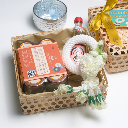 Songkran Classic Bird's Nest Set เซ็ตตะกร้าสงกรานต์เพื่อสุขภาพ รังนกพรีเมียม6ขวด น้ำอบ และมาลัยประดิษฐ์