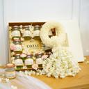 Fresh Malai Luxe Set กล่องดอกไม้และพวงมาลัย รังนกพรีเมี่ยม 10 ขวด Fresh Malai Luxe Set กล่องดอกไม้และพวงมาลัย รังนกพรีเมี่ยม 10 ขวด