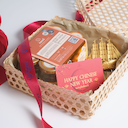 Gold Chalom Set เซ็ตตะกร้าตรุษจีนเพื่อสุขภาพ รังนกพรีเมียม 6ขวด และเรือสำเภาทอง - COZXY Thumbnail