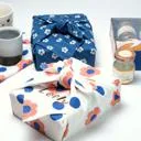 กล่องของขวัญ รังนกแท้พรีเมี่ยม 3 ขวด ห่อผ้าฟุโรชิกิ - Navy - Cozxy | Health Thumbnail