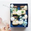 Faux Flower กล่องดอกไม้ประดิษฐ์ รังนกพรีเมี่ยม 3 ขวด