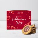 Valentine's Day ซอฟท์คุกกี้ เนยถั่วและราสเบอร์รี่เจลลี่ 5 ชิ้น Valentine's Day ซอฟท์คุกกี้ เนยถั่วและราสเบอร์รี่เจลลี่ 5 ชิ้น
