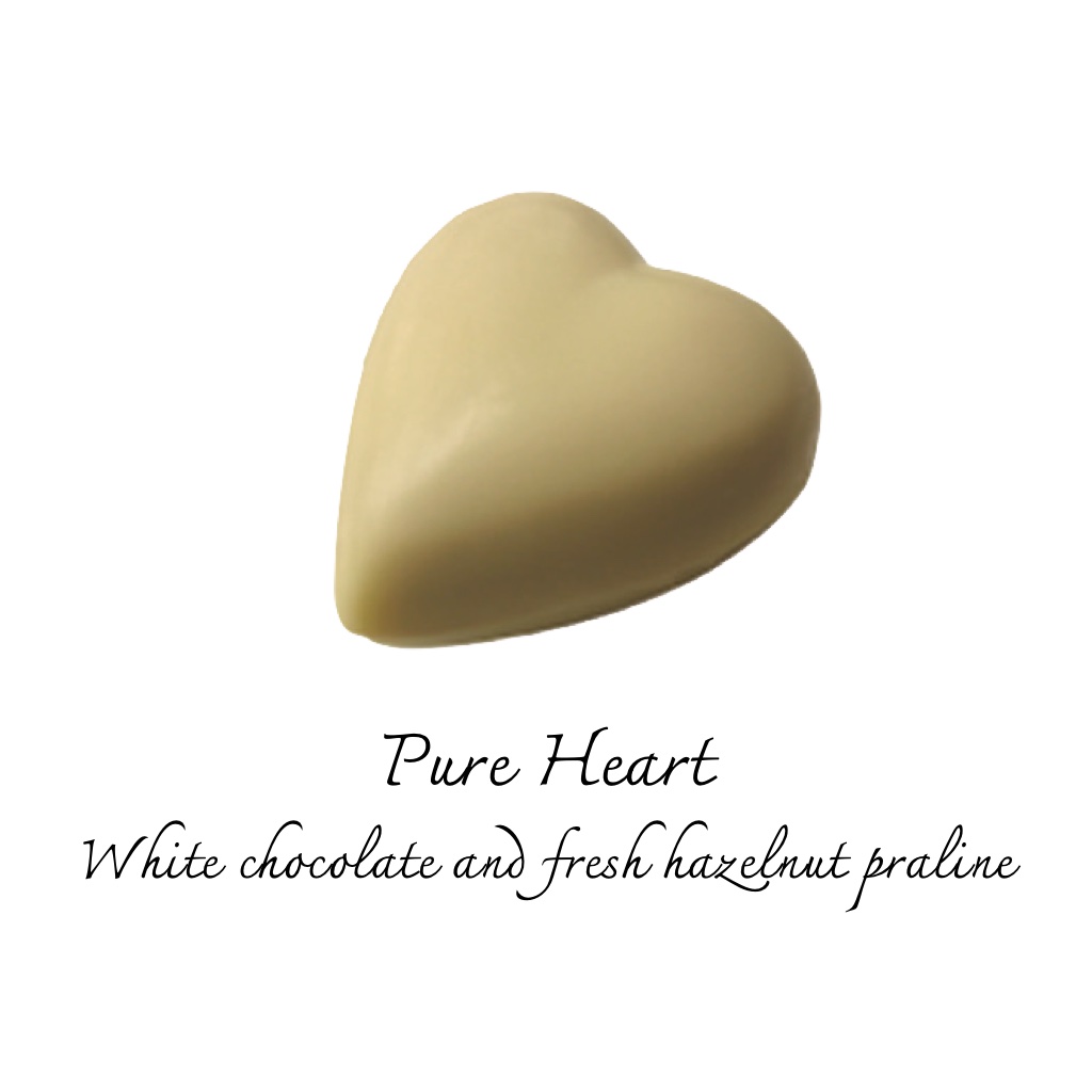 Pure heart chocolate